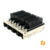 SFP+ 1x4 Cage With Heat Sink